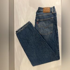 Levi's Women’s Baggy Dad Blue Jeans, EUC